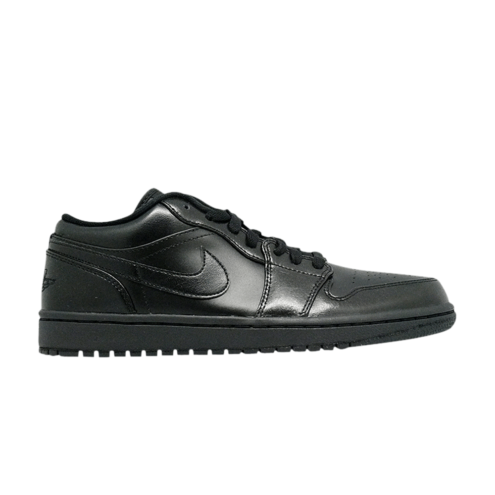 Buy Air Jordan 1 Low 'Hitam Polos' 553558-010