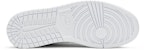 Air Jordan 1 Low 'Triple White' 2020 Lelaki Wanita Kasut Serba Putih. 553558-130