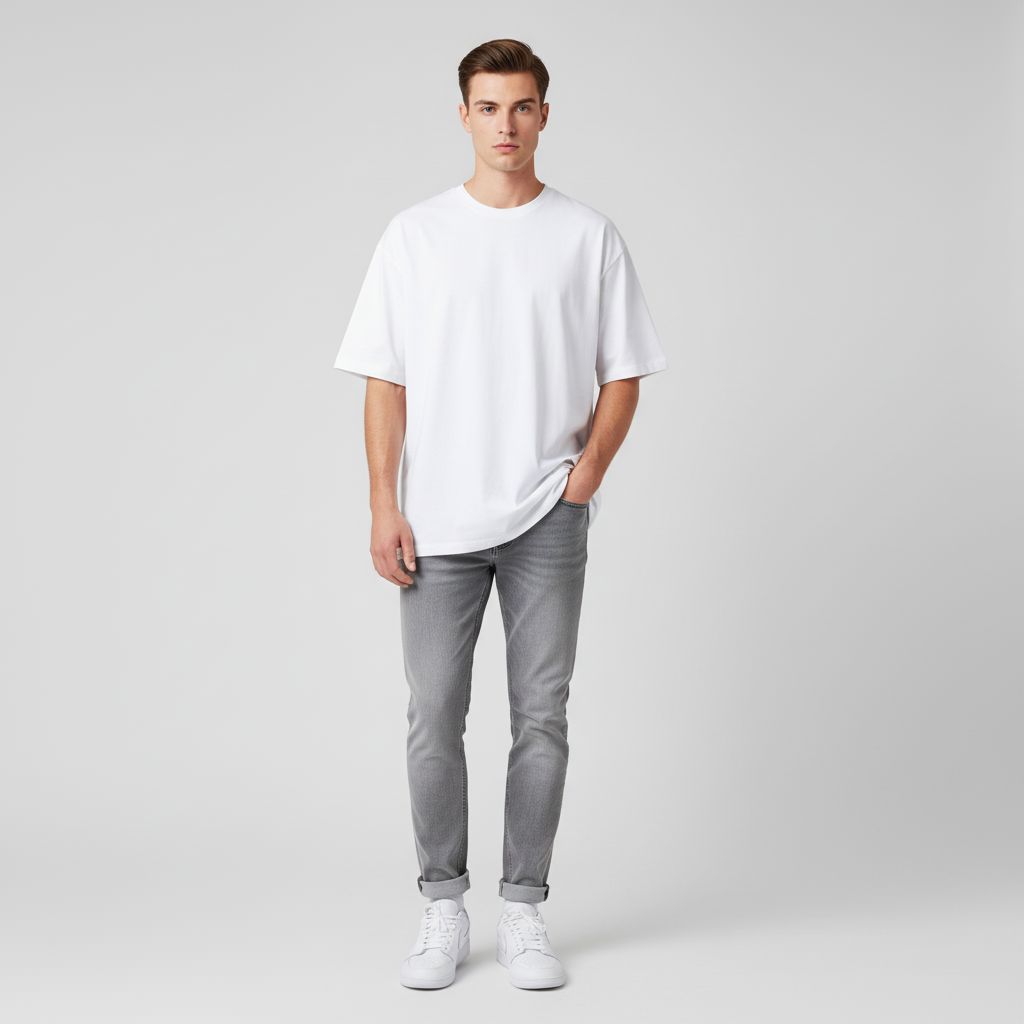 Lookbook エアジョーダン1 ロー トリプルホワイト (22) 553558-136