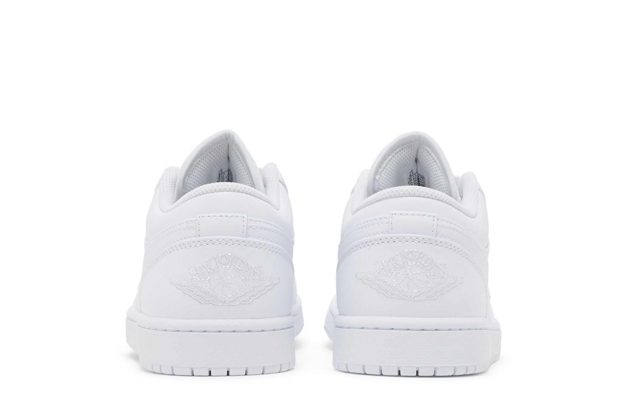 Sizing Air Jordan 1 Low '全白' (2022) 553558-136