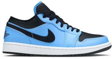 Air Jordan 1 Low 'University Blue Black' 553558-403 Air Jordan 1 Low 'University Blue Black' 553558-403