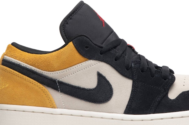 Jordan 1 low sail university gold black best sale