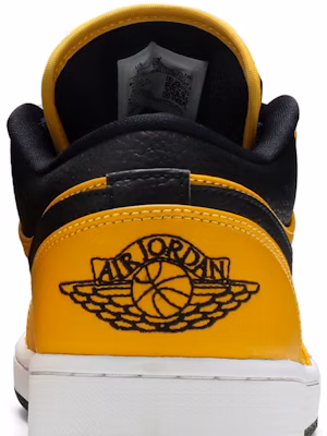 Air Jordan 1 Low 'Emas Universiti Hitam' 553558-700 Sizing Air Jordan 1 Low 'Emas Universiti Hitam' 553558-700