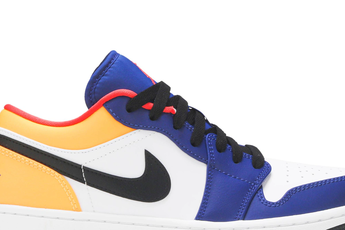 Air Jordan 1 Low 'White Deep Royal Blue'