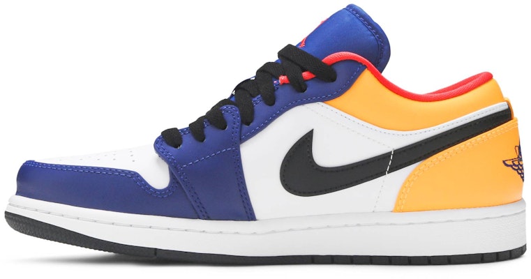 Air Jordan 1 Low 'White Deep Royal Blue' 553558-123 Lookbook Air Jordan 1 Low 'White Deep Royal Blue' 553558-123
