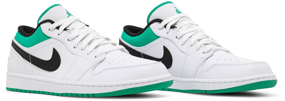 Air Jordan 1 Low 'Blanco Lucky Green' 553558-129 Cheap Air Jordan 1 Low 'Blanco Lucky Green' 553558-129