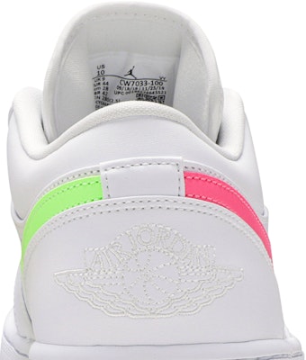 Air Jordan 1 Low '白色多彩' CW7033-100 Sizing Air Jordan 1 Low '白色多彩' CW7033-100