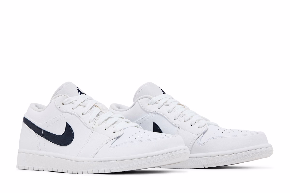 Air Jordan 1 Low 'White Obsidian' 553558-114