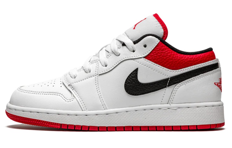 Buy Air Jordan 1 Low 'Blanco Rojo Universitario' 553558-118
