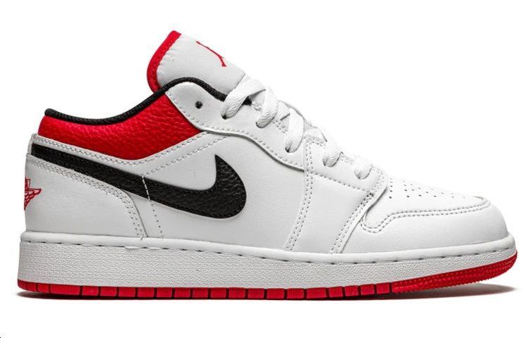 Order Air Jordan 1 Low 'Blanco Rojo Universitario' 553558-118