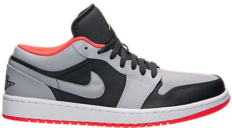Buy Air Jordan 1 Low ''Wolf Grey Infrared'' Grijs Rood 553558-022