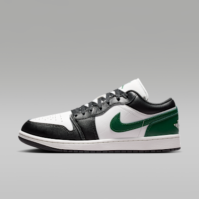 Air Jordan 1 Low Black/Gorge Green/Summit White 553558-047