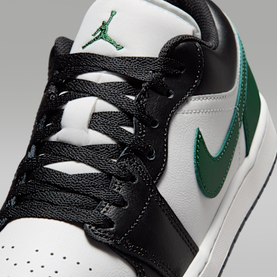 Sizing Air Jordan 1 Low Black/Gorge Green/Summit White 553558-047