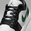 Sizing Air Jordan 1 Low Black/Gorge Green/Summit White 553558-047