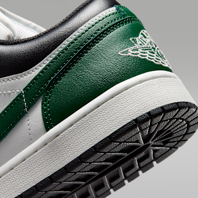 Cheap Air Jordan 1 Low Black/Gorge Green/Summit White 553558-047