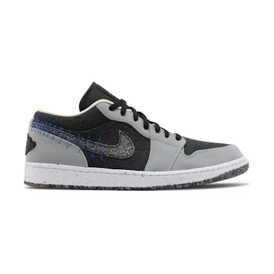 Jordan 1 Low Crater 'Black Grey'