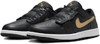 Lookbook Air Jordan 1 Low FlyEase 'Hitam Emas Metalik' DM1206-071