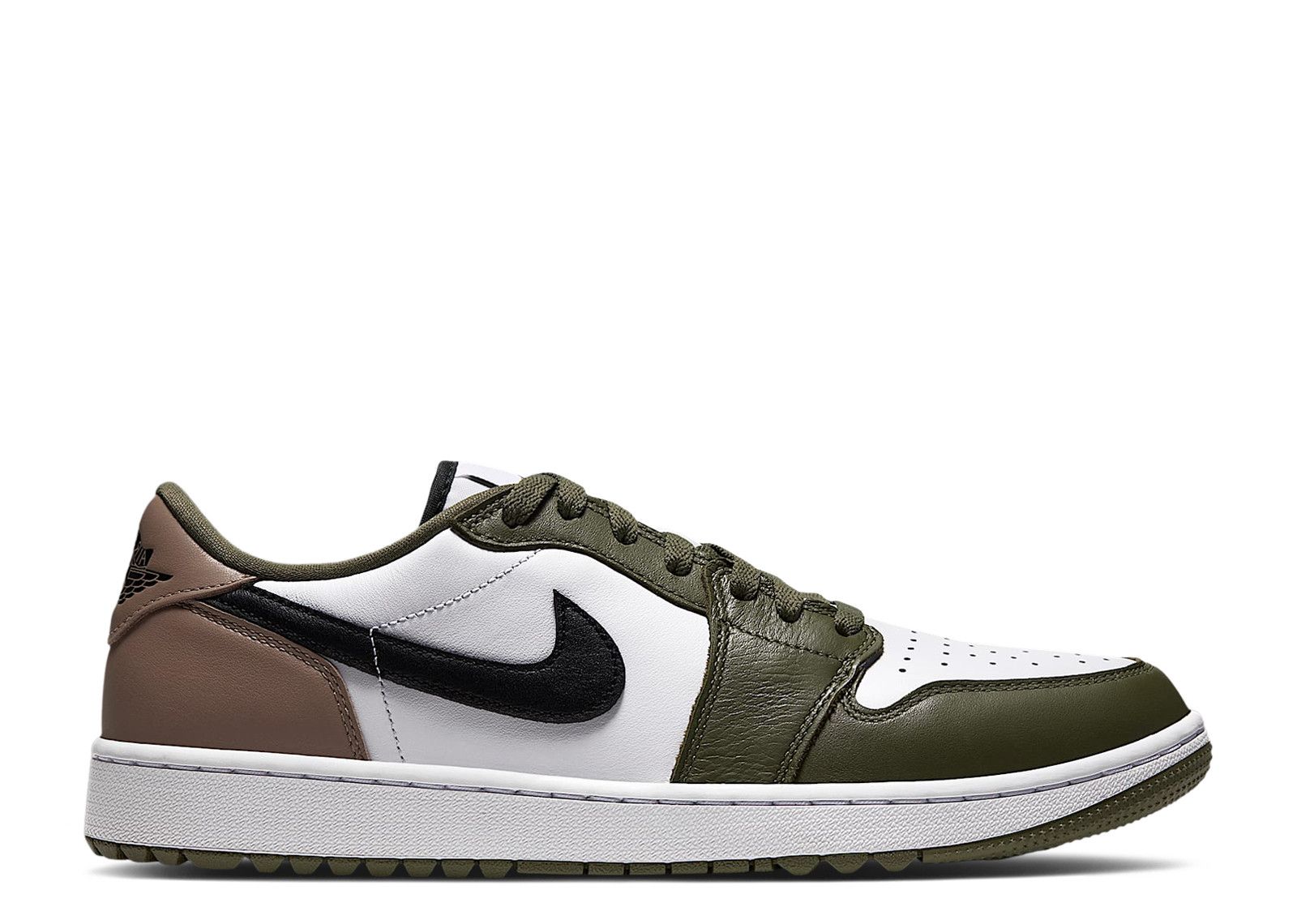 Air Jordan 1 Low G Golf 'White Medium Olive Khaki Black' DD9315-121