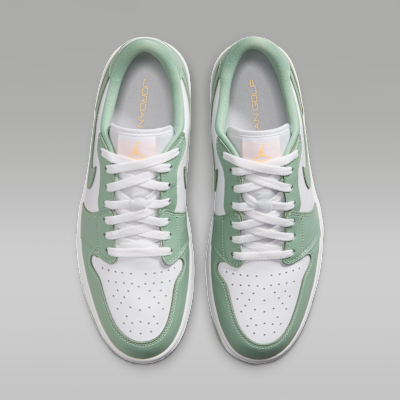 Shop Air Jordan 1 Low G Golf Sneakers Steam/White/Tangerine Tint/Steam DD9315-008