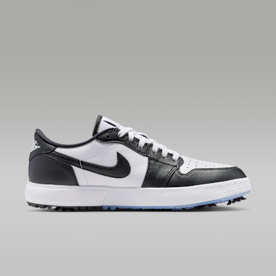 Lookbook Air Jordan 1 Low G Spike Golfschuhe Weiß/Weiß/Schwarz IQ3417-101