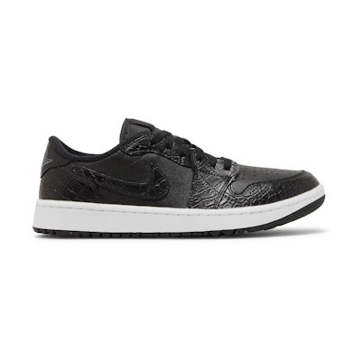 Jordan 1 Low Golf 'Black Croc'