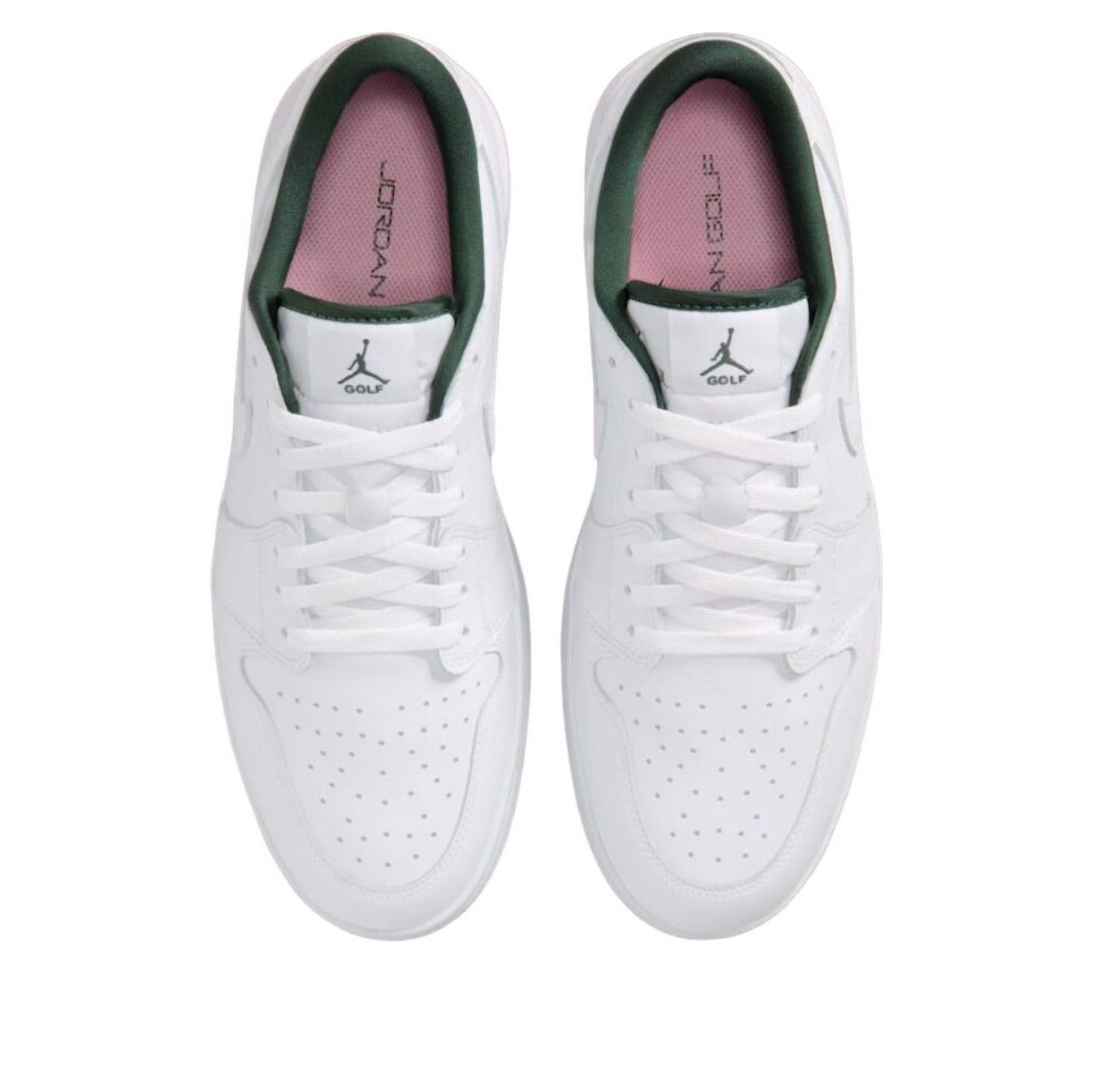 Lookbook Air Jordan 1 Low Golf Spiked ''White Fir'' Putih Hijau IQ3417-100
