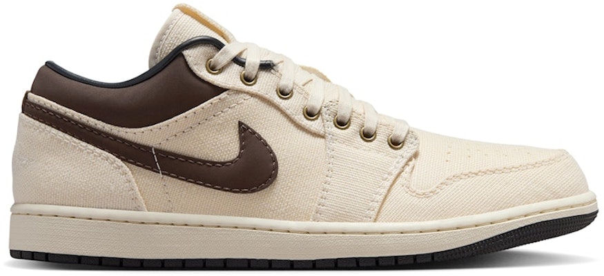 Air Jordan 1 Low Premium 'Ivory Baroque Brown' IB8058-110 Buy Air Jordan 1 Low Premium 'Ivory Baroque Brown' IB8058-110