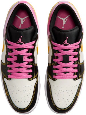 Air Jordan 1 Low SE ''黑色米白粉红'' IV2442-010 Lookbook Air Jordan 1 Low SE ''黑色米白粉红'' IV2442-010