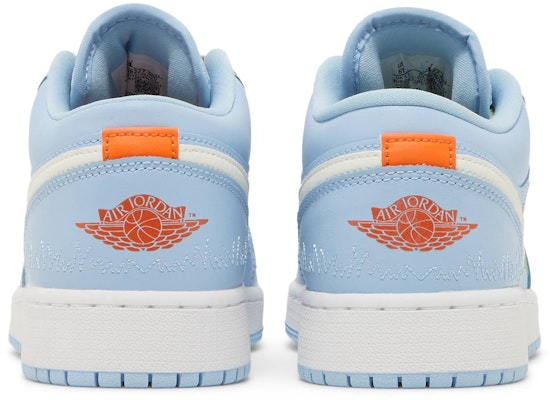 (Grade School) Air Jordan 1 Low SE 'Blue Stitch' DO8227-400 Details for (Grade School) Air Jordan 1 Low SE 'Blue Stitch' DO8227-400