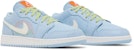 (Kanak-Kanak) Air Jordan 1 Low SE 'Blue Stitch' DO8227-400