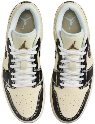 Air Jordan 1 Low SE 'Coconut Milk Black' HQ3437-101 Shop Air Jordan 1 Low SE 'Coconut Milk Black' HQ3437-101