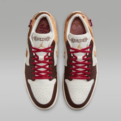 Shop 耐克Air Jordan 1 Low SE "春节" 米白/浅巧克力/大麻 IQ5321-121