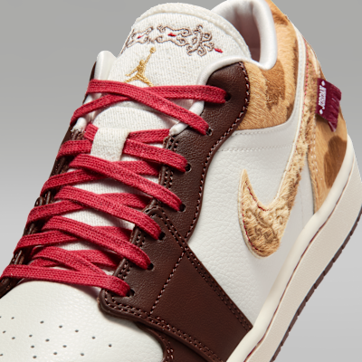 Sizing 耐克Air Jordan 1 Low SE "春节" 米白/浅巧克力/大麻 IQ5321-121