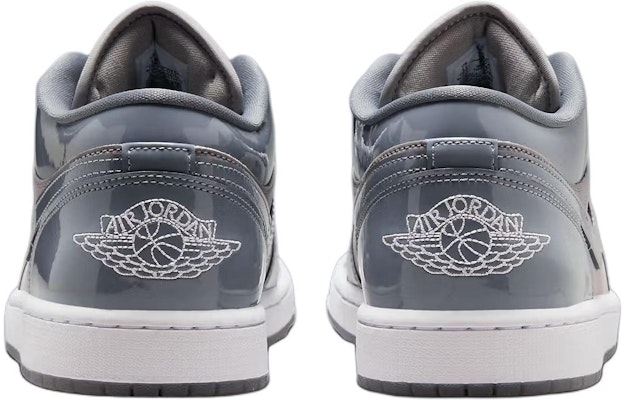 Air Jordan 1 Low SE 'Patent Cool Grey' Lelaki Kelabu Batu Bata HF3148-011 Shop Air Jordan 1 Low SE 'Patent Cool Grey' Lelaki Kelabu Batu Bata HF3148-011