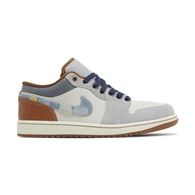 Jordan 1 Low SE 'Repaired Denim Swoosh'