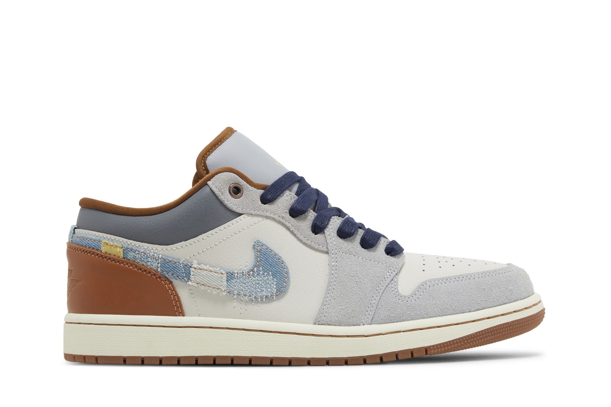 Buy Air Jordan 1 Low SE 'Swoosh Denim Reparado' FZ5042-041