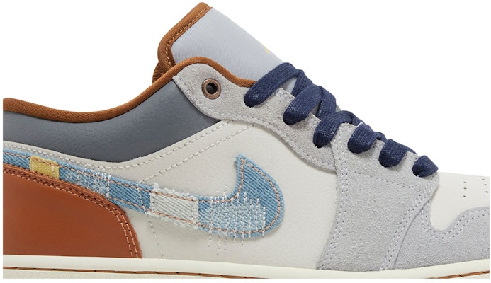 Air Jordan 1 Low SE 'Repaired Denim Swoosh' Lelaki FZ5042-041 Order Air Jordan 1 Low SE 'Repaired Denim Swoosh' Lelaki FZ5042-041