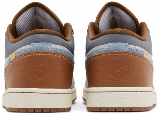Air Jordan 1 Low SE 'Repaired Denim Swoosh' Lelaki FZ5042-041 Details for Air Jordan 1 Low SE 'Repaired Denim Swoosh' Lelaki FZ5042-041
