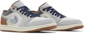 Air Jordan 1 Low SE 'Repaired Denim Swoosh' Lelaki FZ5042-041