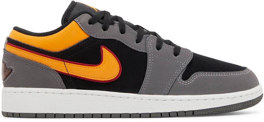 Orange jordan 1 grade school cheap