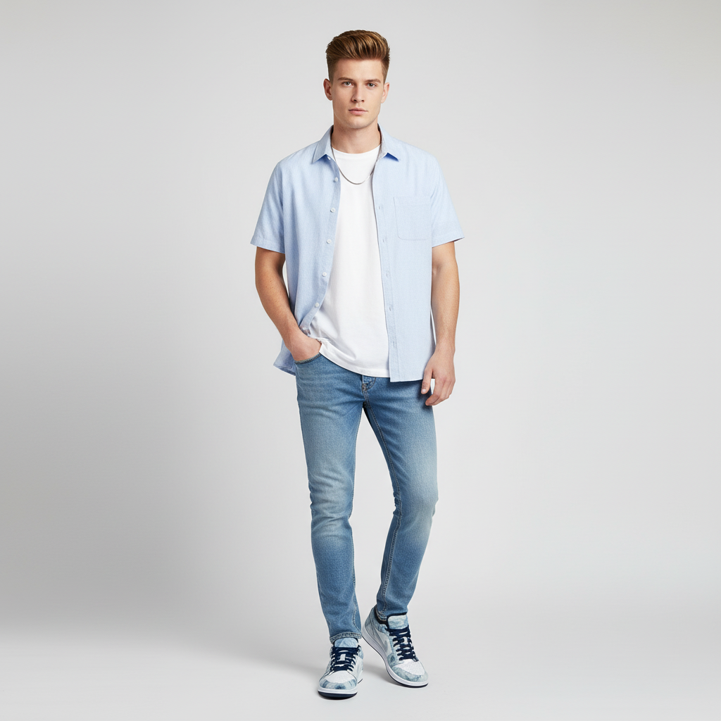 Lookbook Air Jordan 1 Low SE 'Denim Tercium' CZ8455-100