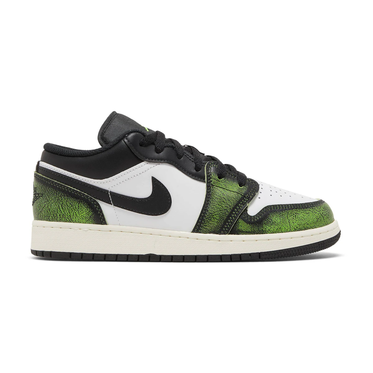 Sepatu Anak Air Jordan Low SE 'Wear-Away Electric Green' DO8244-003