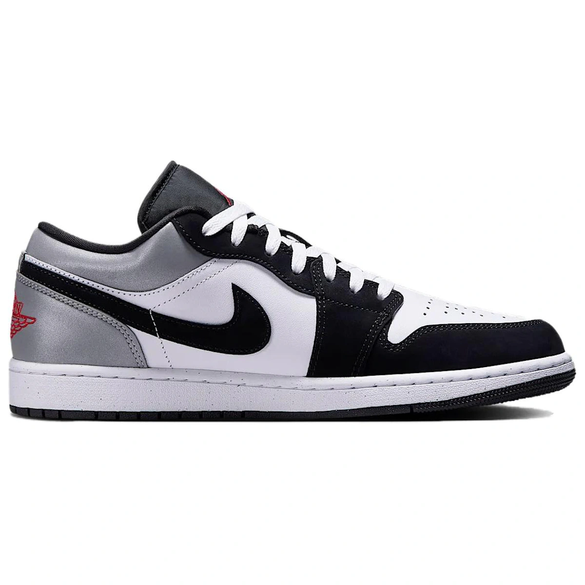 Air Jordan 1 Low SE 'White Black Matte Silver'