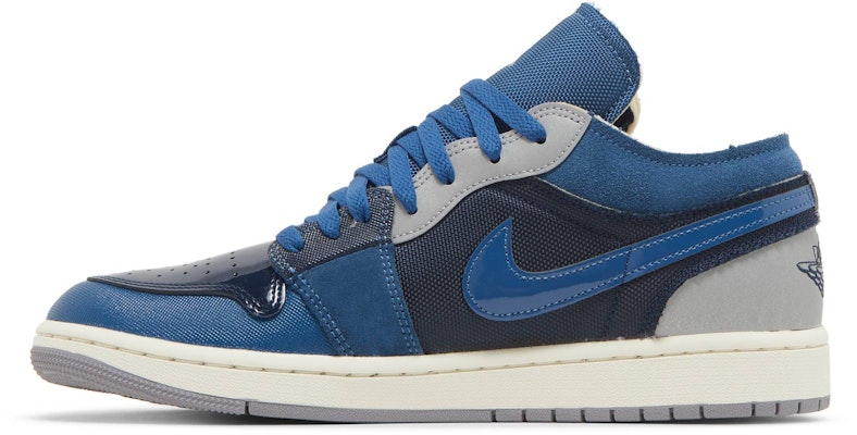 Air Jordan 1 Low SE Craft 'Inside Out - Obsidian' Lelaki Wanita Hitam Biru DR8867-400 Lookbook Air Jordan 1 Low SE Craft 'Inside Out - Obsidian' Lelaki Wanita Hitam Biru DR8867-400