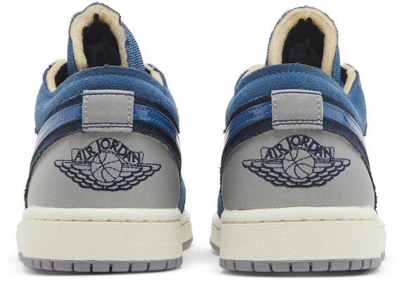 Air Jordan 1 Low SE Craft 'Inside Out - Obsidian' Lelaki Wanita Hitam Biru DR8867-400 Details for Air Jordan 1 Low SE Craft 'Inside Out - Obsidian' Lelaki Wanita Hitam Biru DR8867-400