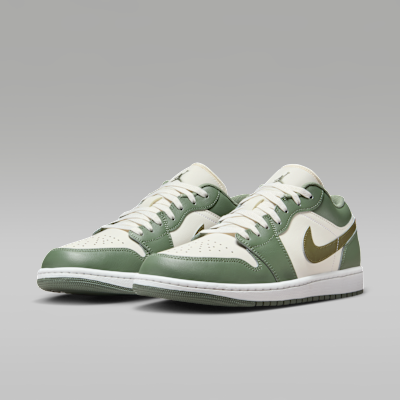 Purchase Air Jordan 1 Low 复古苔藓白橄榄绿 553558-300