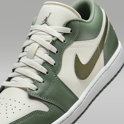 Air Jordan 1 Low 复古苔藓白橄榄绿 553558-300 Sizing Air Jordan 1 Low 复古苔藓白橄榄绿 553558-300