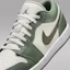 Sizing Air Jordan 1 Low 复古苔藓白橄榄绿 553558-300