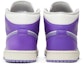Details for (W) Air Jordan 1 Mid 'Action Grape' Lelaki & Wanita Sneakers BQ6472-504