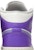 (W) Air Jordan 1 Mid 'Action Grape' Lelaki & Wanita Sneakers BQ6472-504